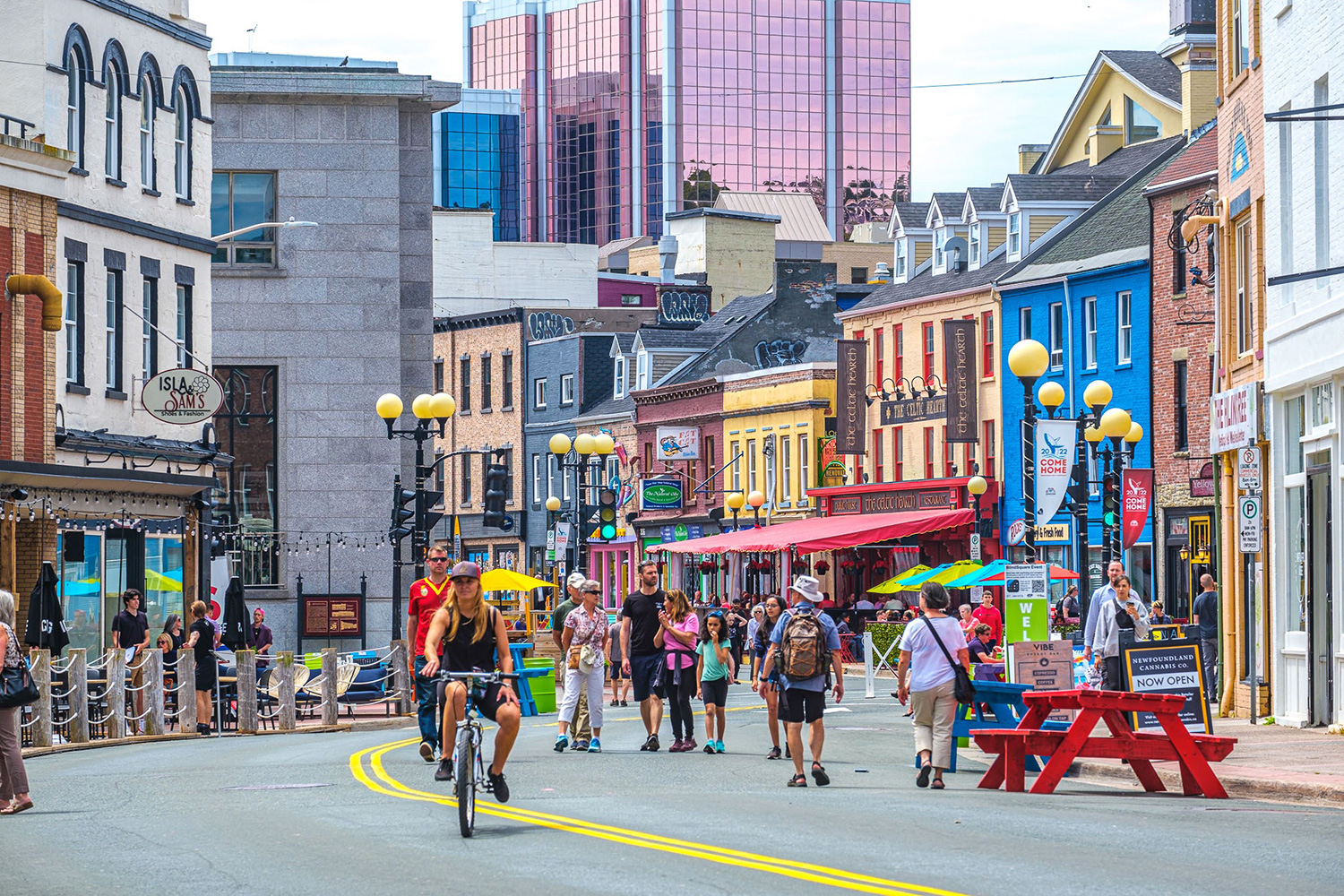 Duckworth Street, St John's, Newfoundland, Canada, Downtown…